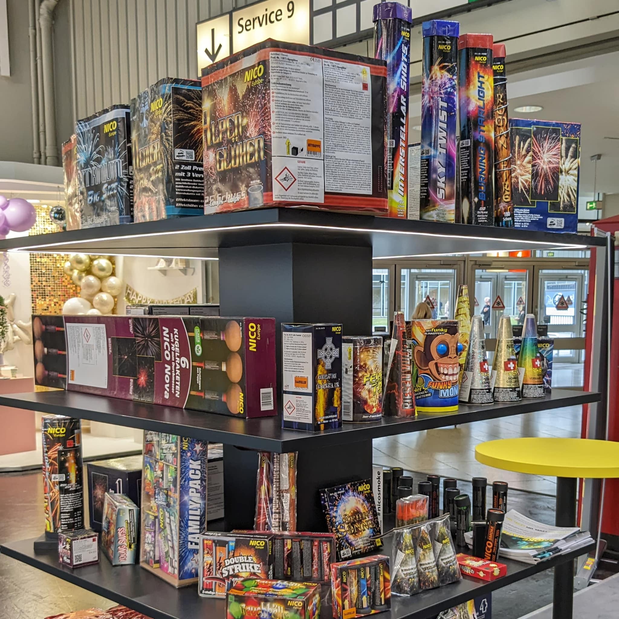 Neue Feuerwerk Produkte auf Spielzeugmesse in Nürnberg