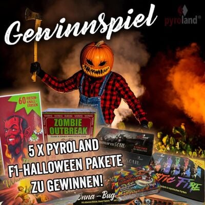 Halloween Gewinnspiel auf Social Media - Pyroland Feuerwerk Halloween Gewinnspiel auf Social Media