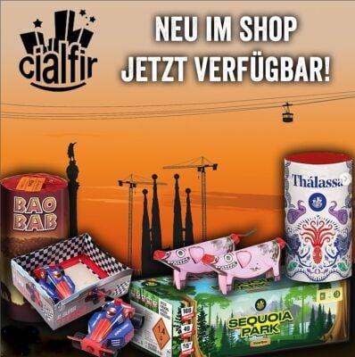 Neue Feuerwerk Artikel von Cialfir im Shop  - Neue spanische Feuerwerk Artikel von Cialfir im Shop 