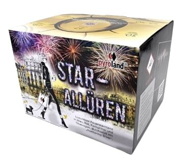 Star Allüren 27-Schuss-Feuerwerk-Batterie