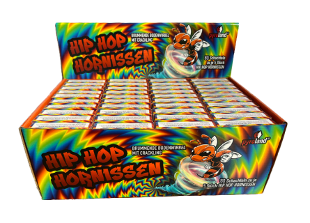 Display Hip Hop Hornissen 80 Schachteln