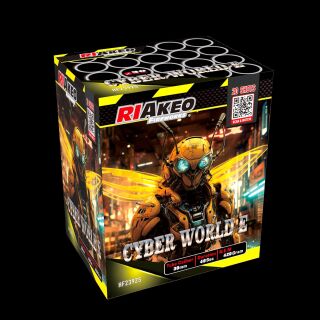 Cyber World E 20-Schuss-Feuerwerk-Batterie