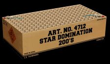 Star Domination 200-Schuss-Feuerwerkverbund