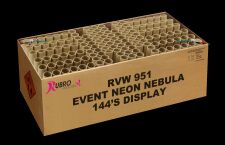 Event Neon Nebula 144-Schuss-Feuerwerkverbund