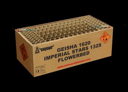 Imperial Stars Flowerbed 132-Schuss-Feuerwerksverbund