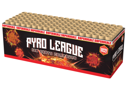 Pyro League 108-Schuss-Feuerwerkverbund