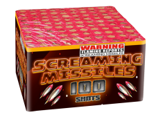 Screaming Missiles 100-Schuss-Feuerwerk-Batterie