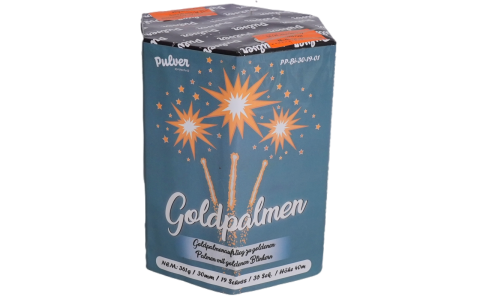 Goldpalmen 19-Schuss-Feuerwerk-Batterie