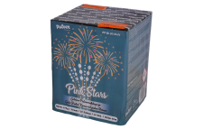 Pink Stars 25-Schuss-Feuerwerk-Batterie