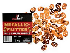 Metallic Flitter - Halloween - Kürbis 1kg...