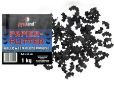 Papier Flitter - Halloween-Fledermäuse 1kg...