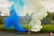Rauchgranate Blau/Weiß 40s