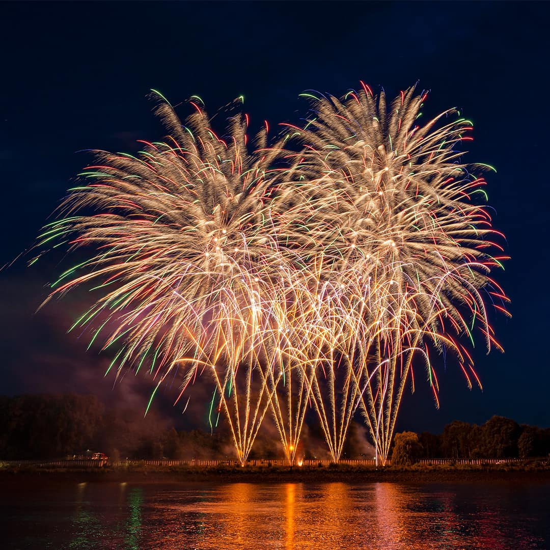 Großfeuerwerk Foto